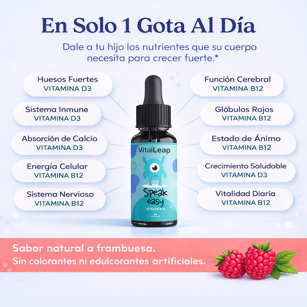La Solución para Niños Selectivos: Gotero Nutricional de 30 Días
